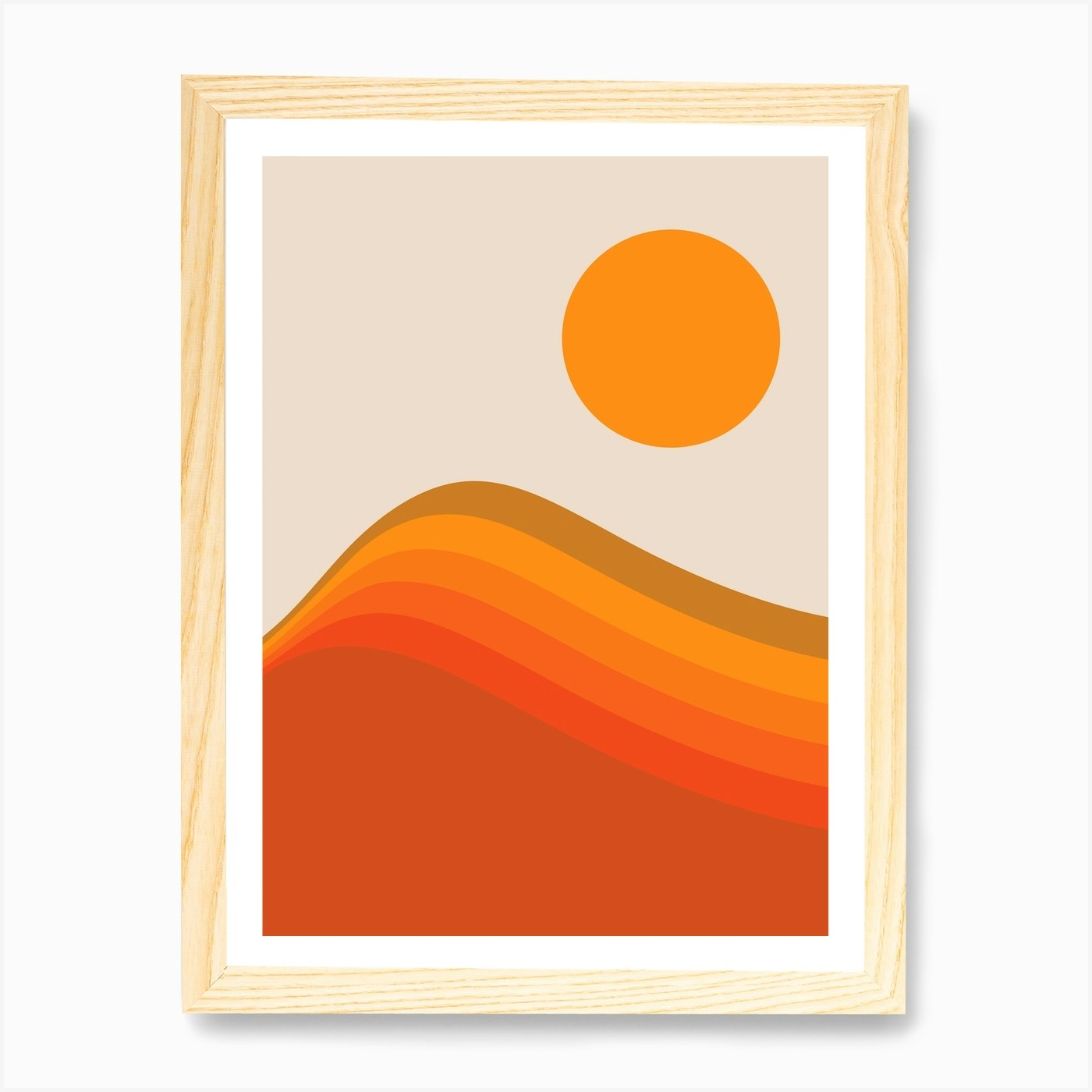 Harvest Wave Art Print by Circa 78 Designs