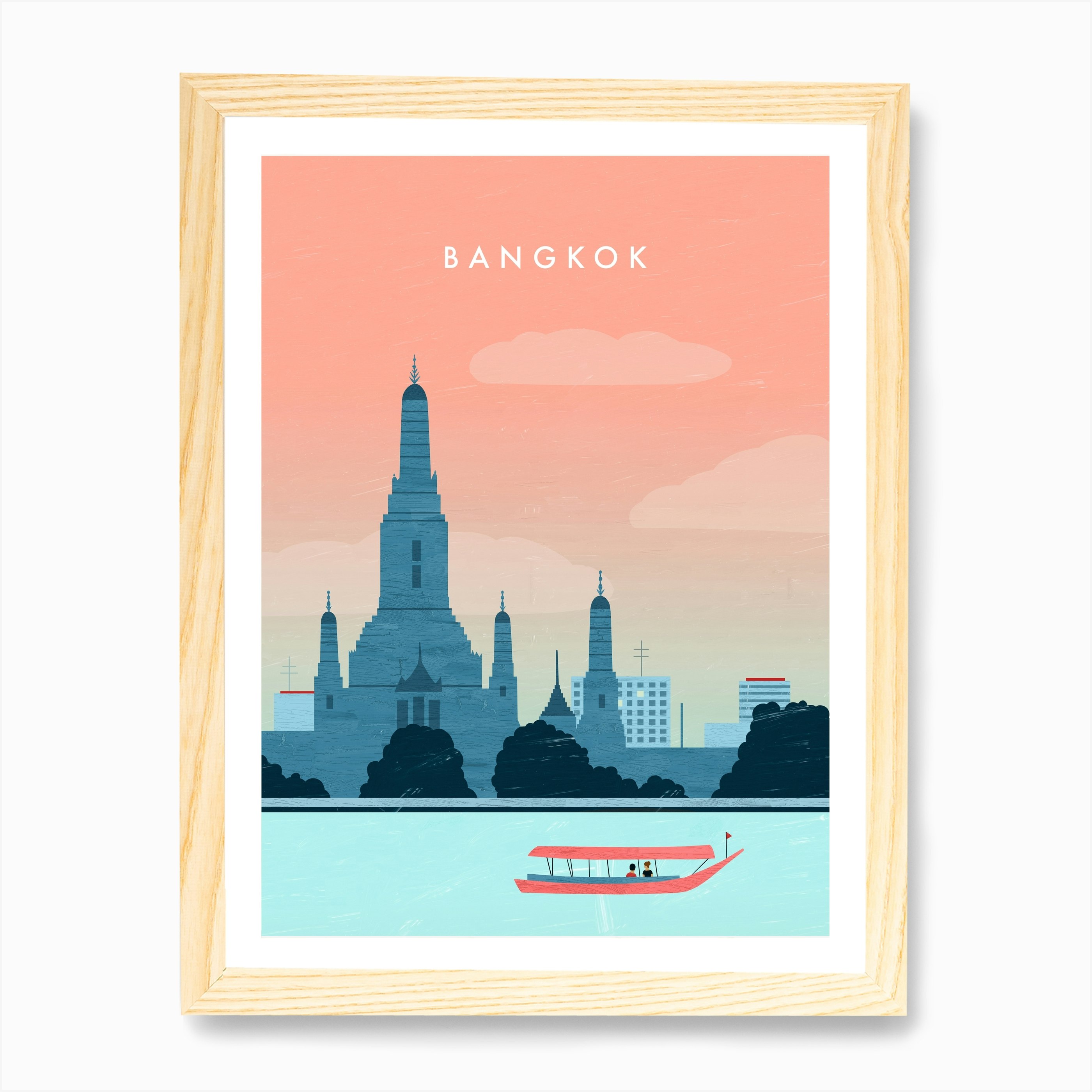 Bangkok Art Print by Katinka Reinke Fy