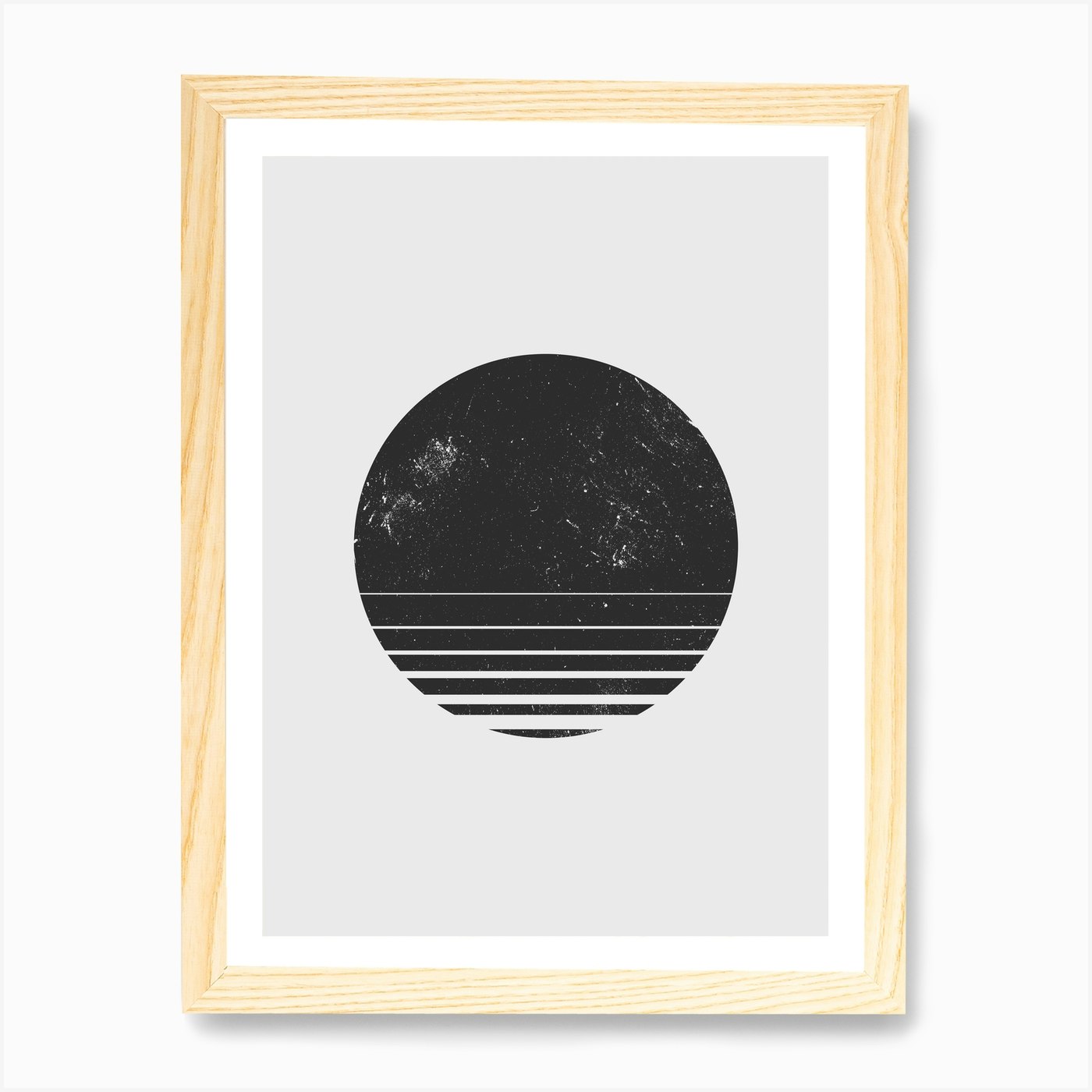 Round Space Art Print by Studio Mottos - Fy