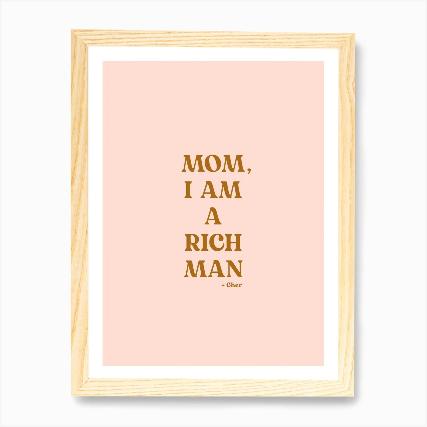 I Am A Rich Man Art Print by Girl Visual - Fy