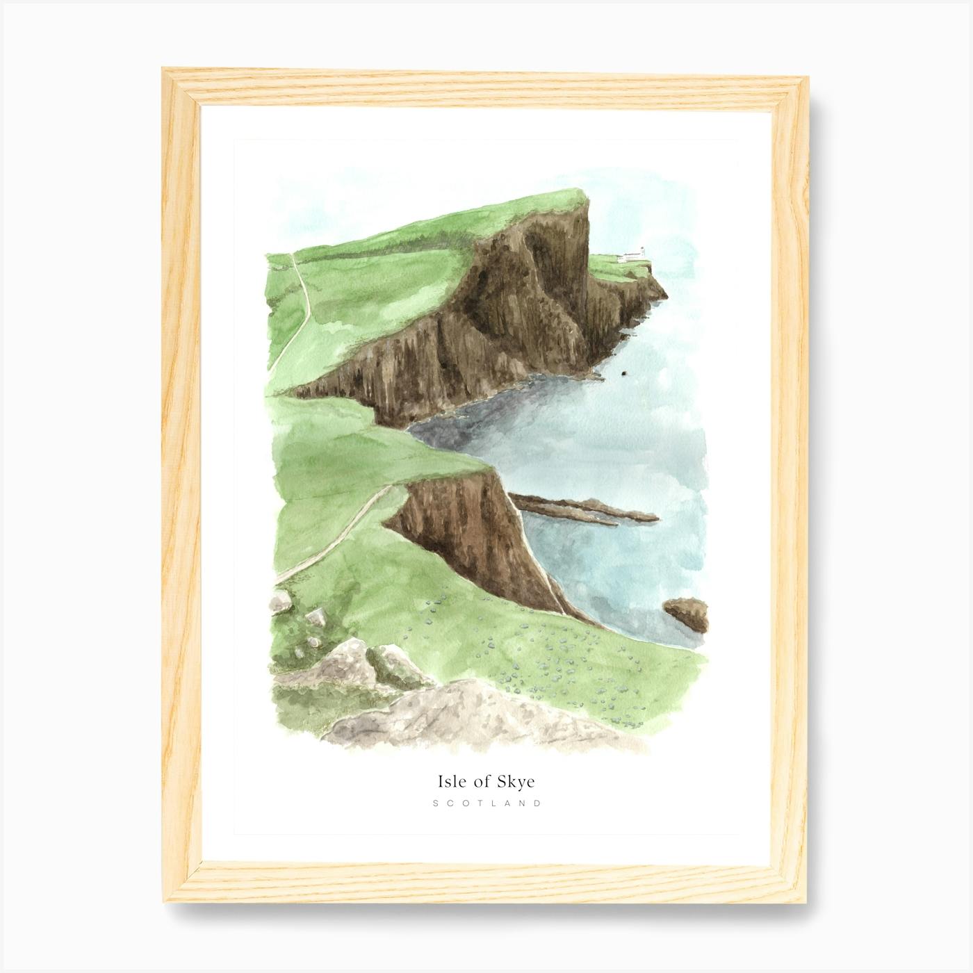 Skye store and Alfie original watercolour painting