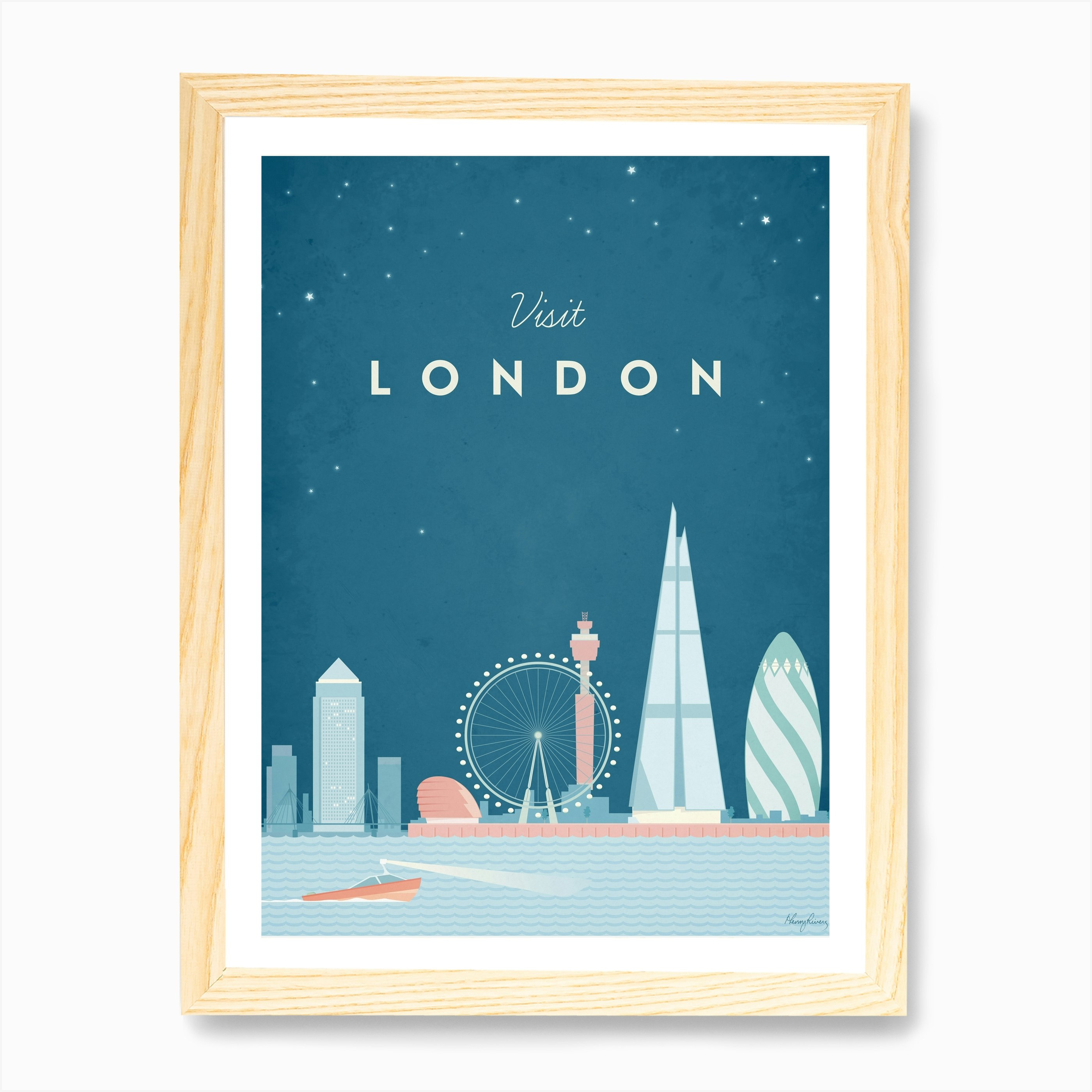 Visit London Art Print | Free Shipping | Fy