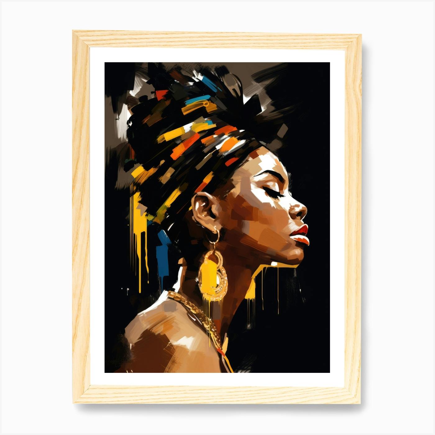 African Woman 62 Art Print
