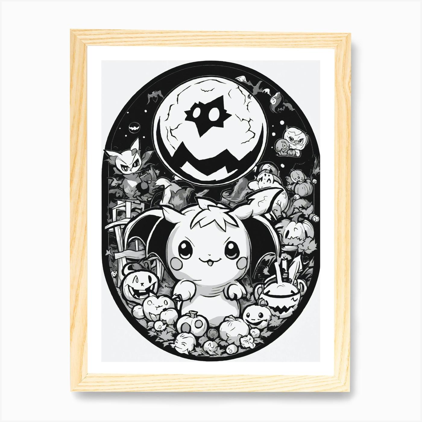 Pokemon black and white painting I high quality made