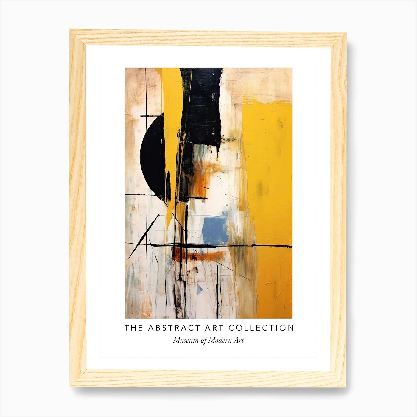 Colourful Abstract Painting 4 Exhibition Poster Art Print by