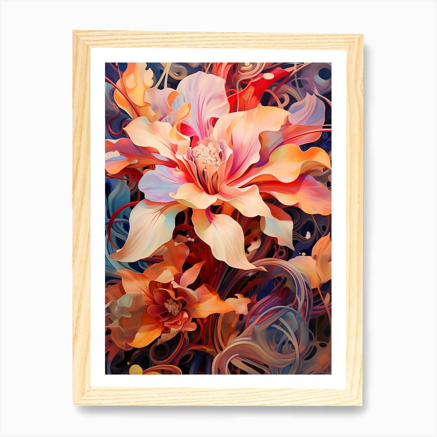 Beauty In The Flower Garden Art Print by Wall Garden - Fy