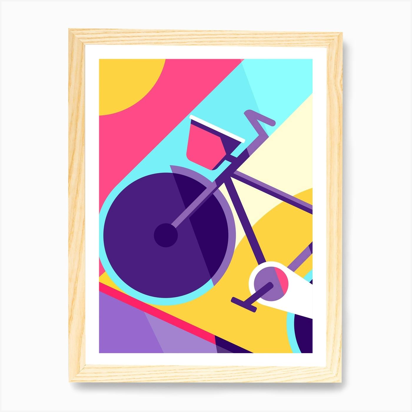 Abstract bike art sale