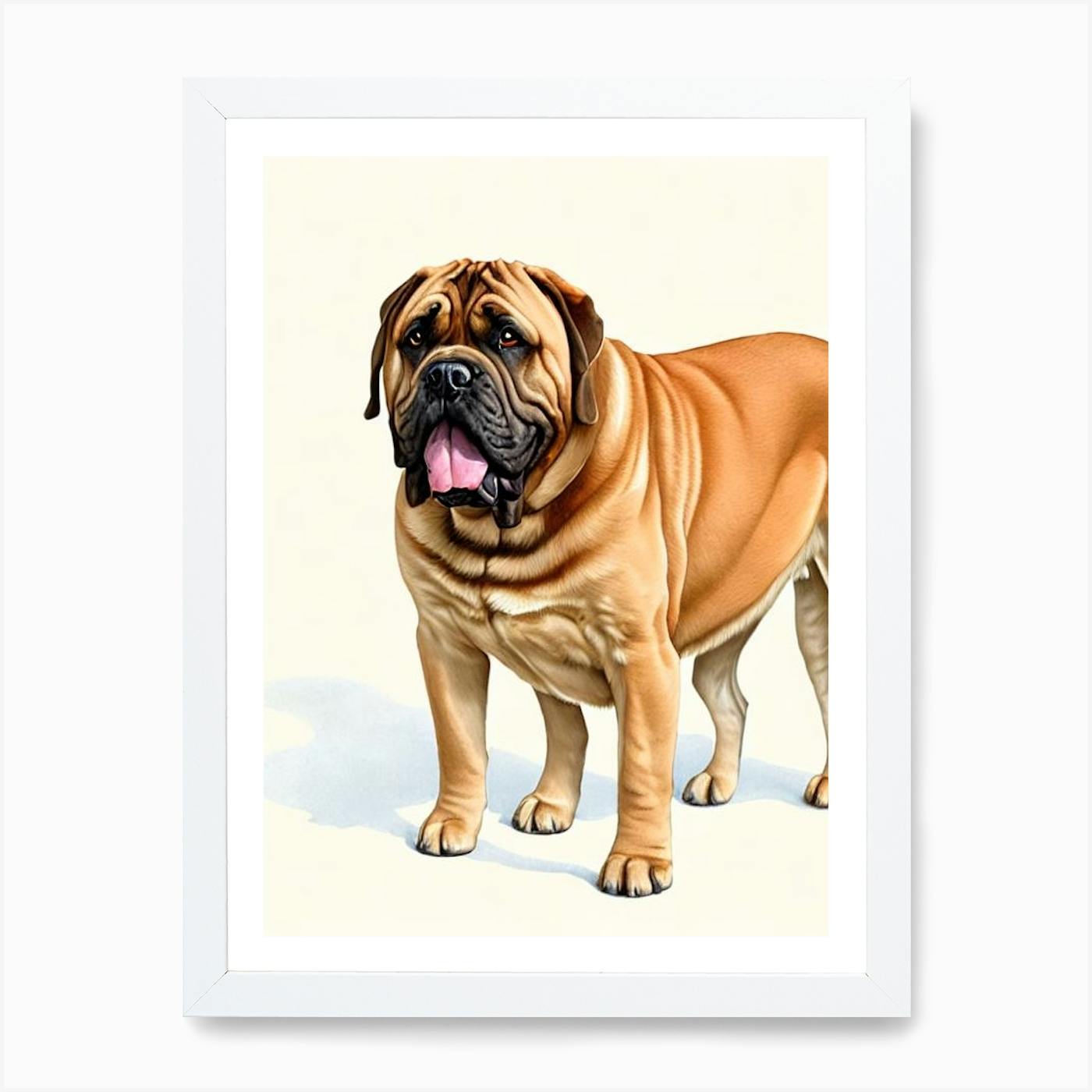 English mastiff hot sale painting