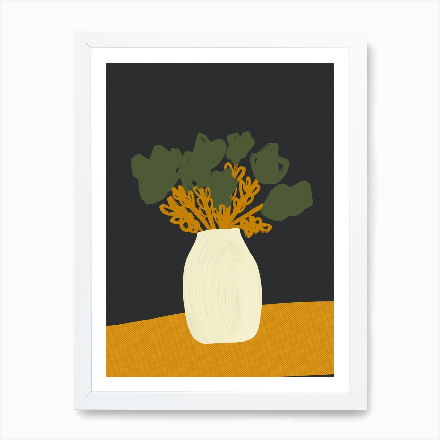 Abstract Vase Art Print by Oris Eddu Fy