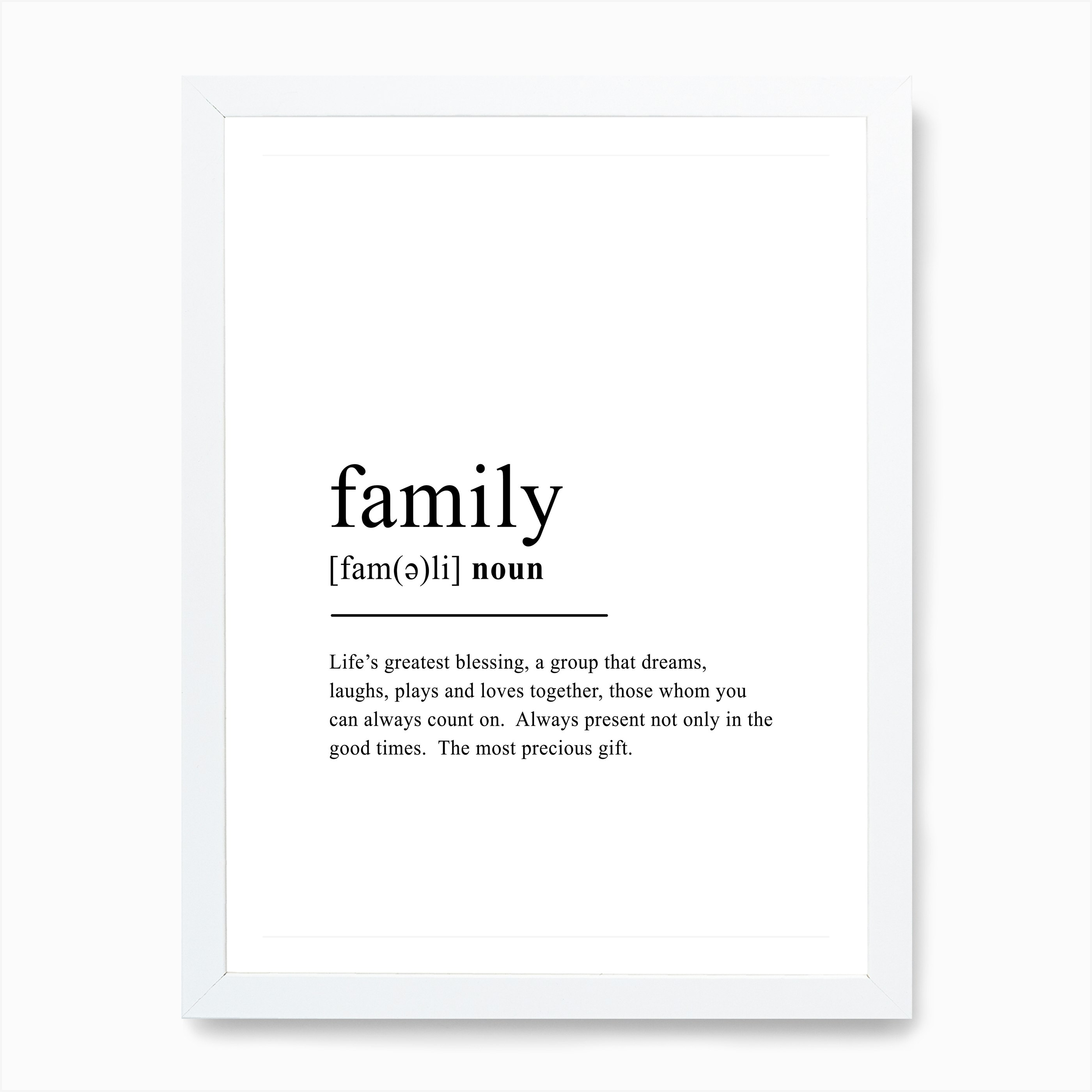 Family Definition Art Print by Angel London - Fy