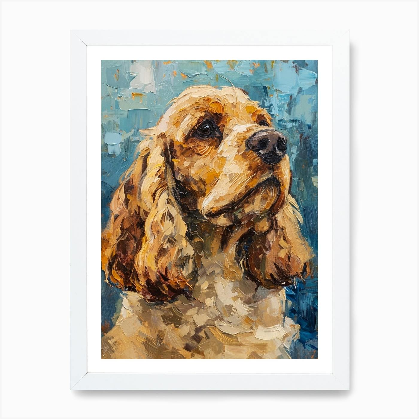 Cocker spaniel hot sale painting