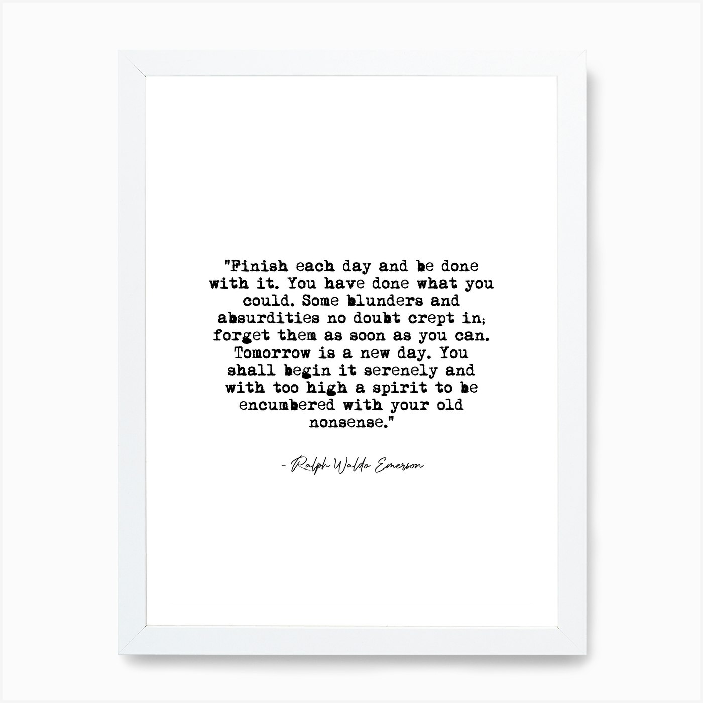 Ralph Waldo Quotes Art Print by Mambo - Fy