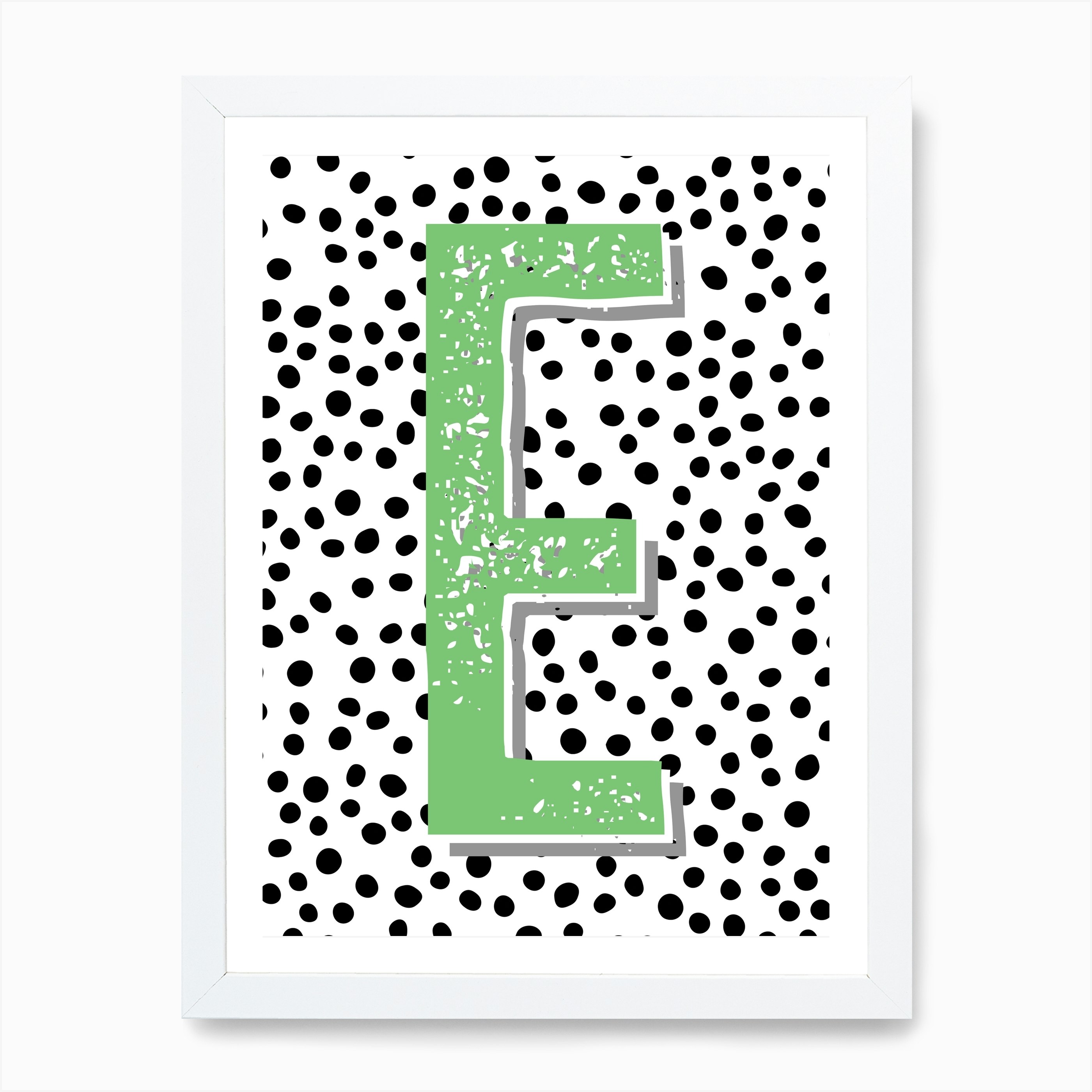 E Art Print by Thirteen Prints - Fy