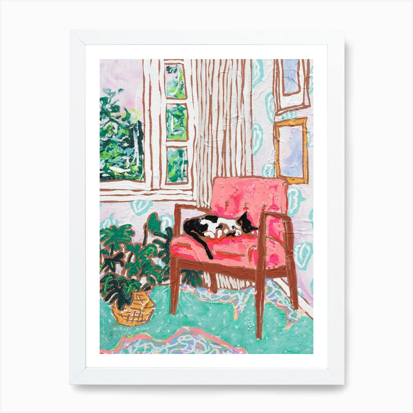 Cat clearance print chair