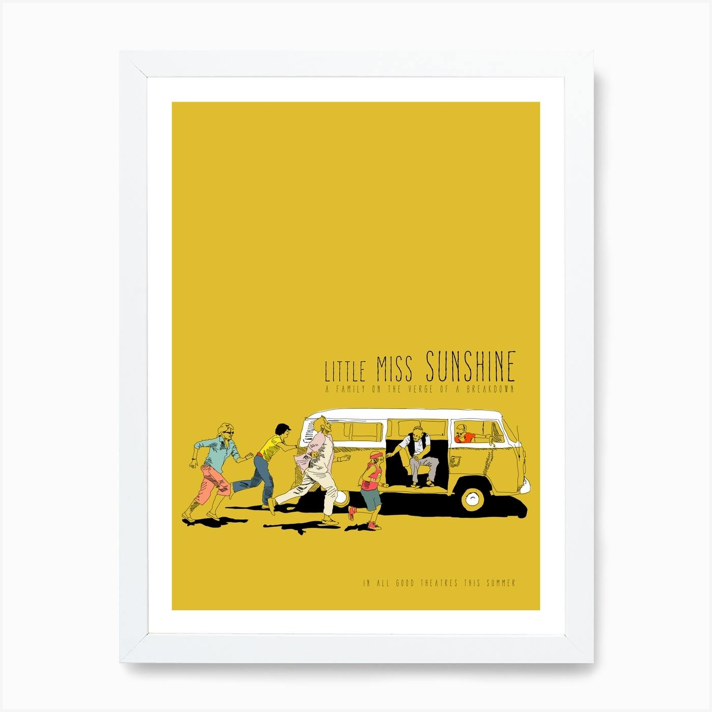 Little Miss Sunshine Art Print by La Belette Rose Fy