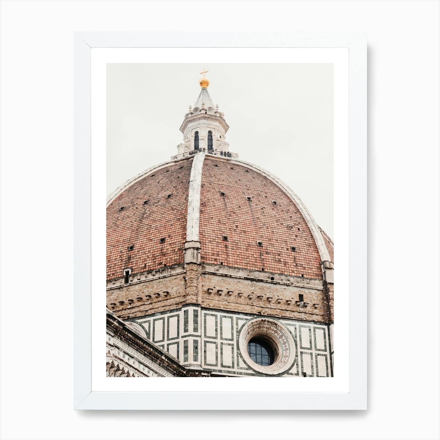 Italian Street Scene Florence Dome newest Church Black and White Fine Art Print Italy Wall Art Home Decor