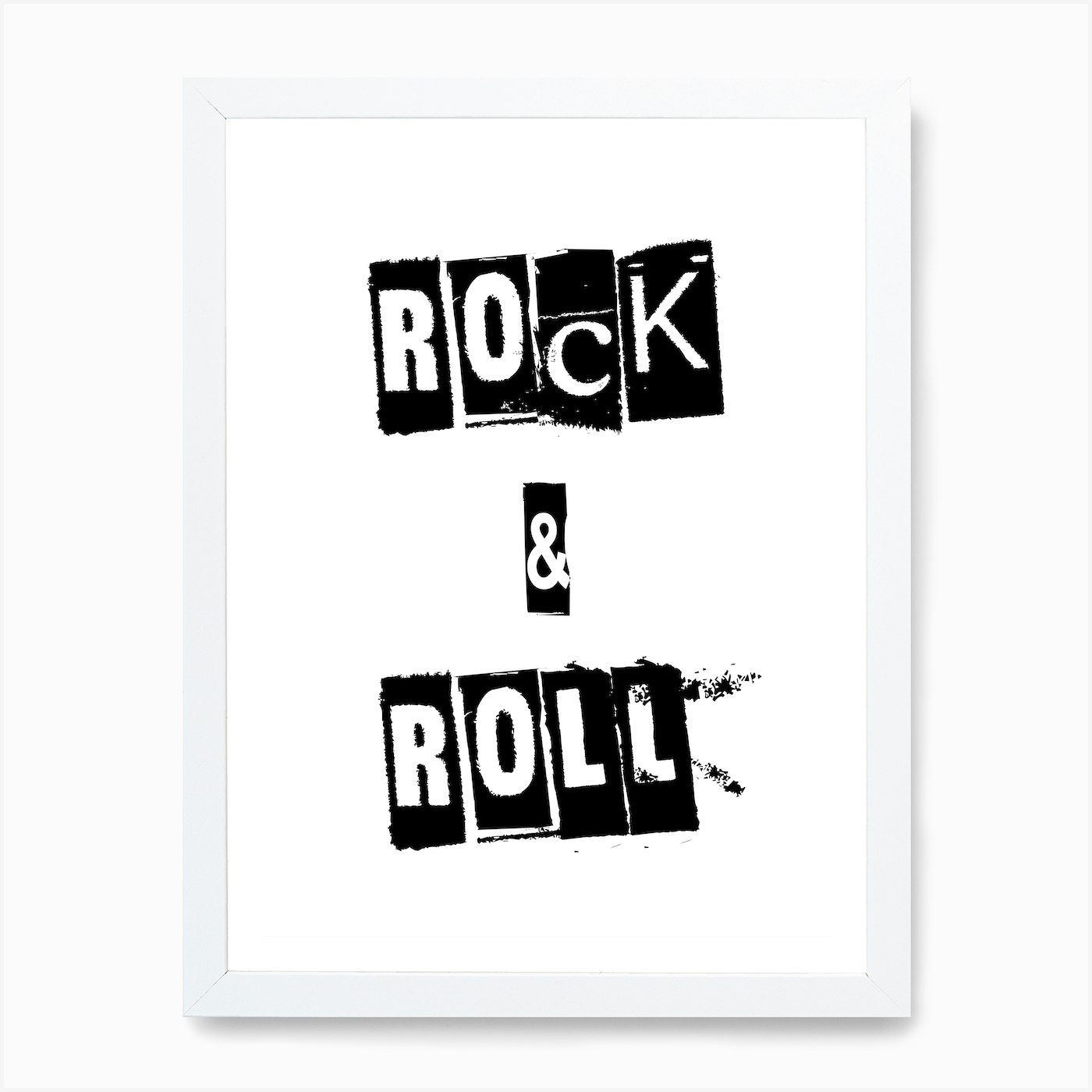 Rock N Roll Art Print by Hecetu Fy