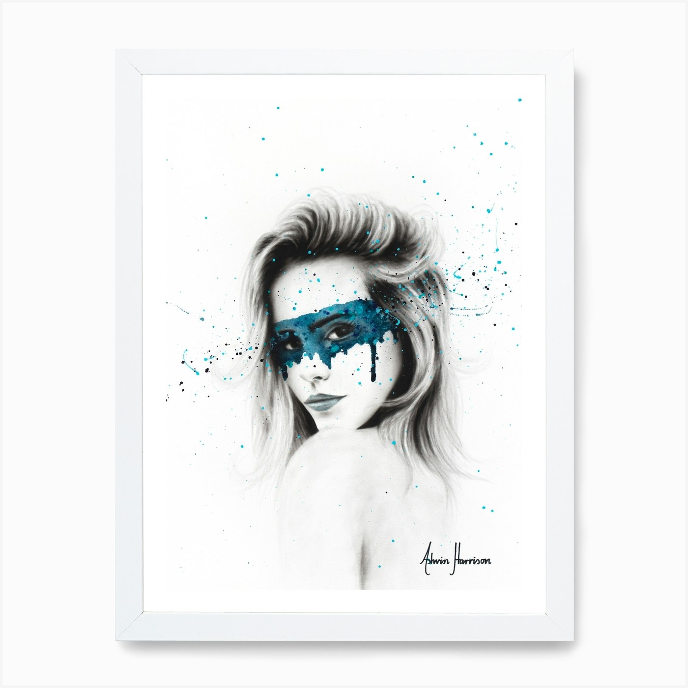 Her Mask Art Print by Ashvin Harrison Fy