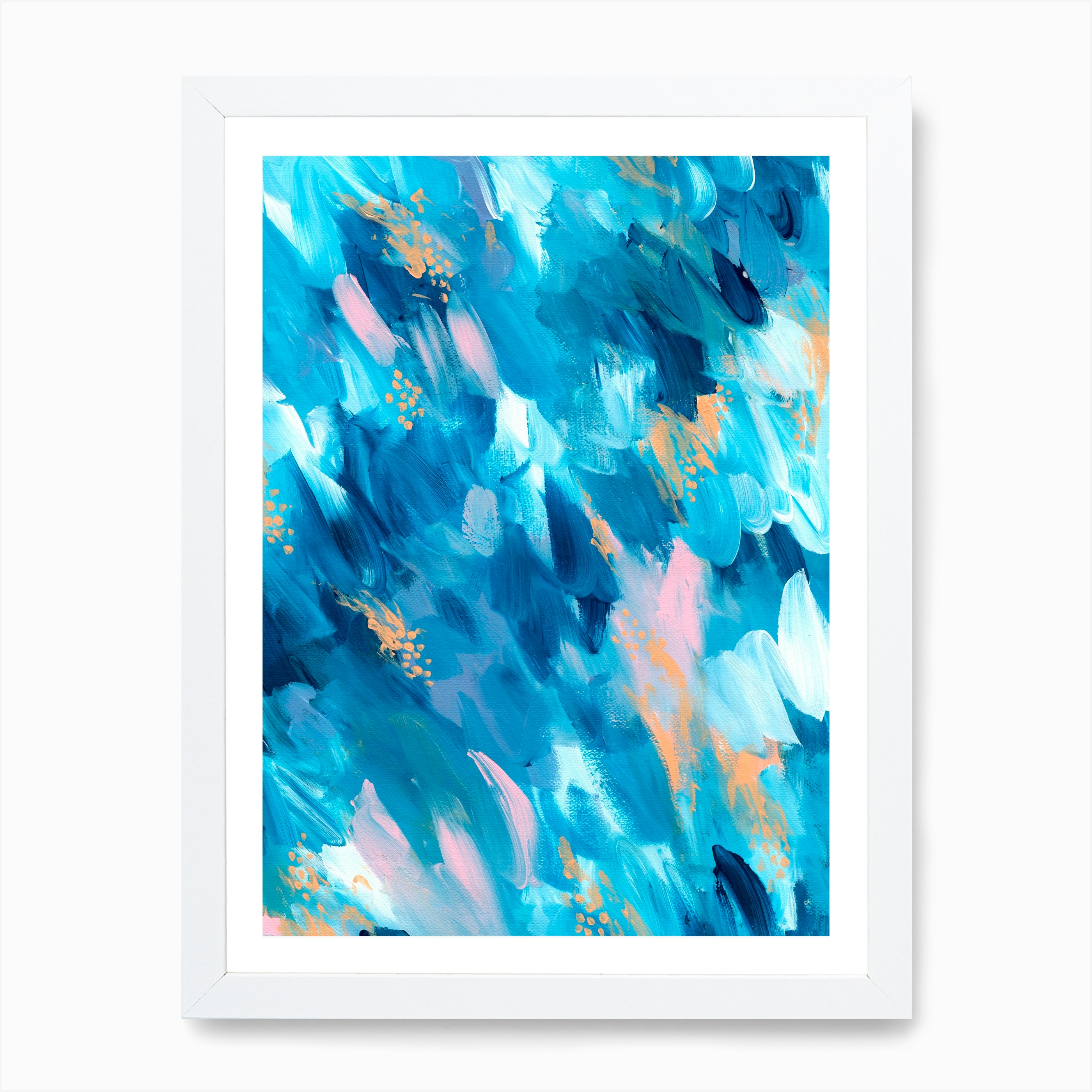 Blue Aesthetic 2 Art Print by Tueymeaw - Fy