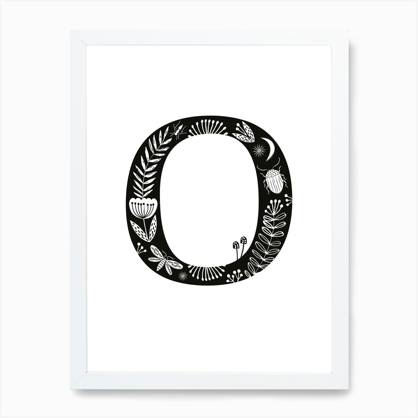 Letter O Art Print by Maggiemagoo Designs - Fy