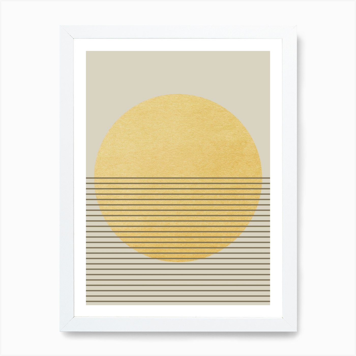 Sun Minimal Art Print By Georgiana Paraschiv - Fy