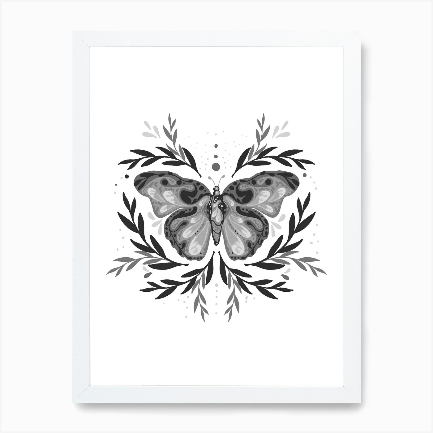 Mystic Butterfly Art Print by Mitalim Designs - Fy