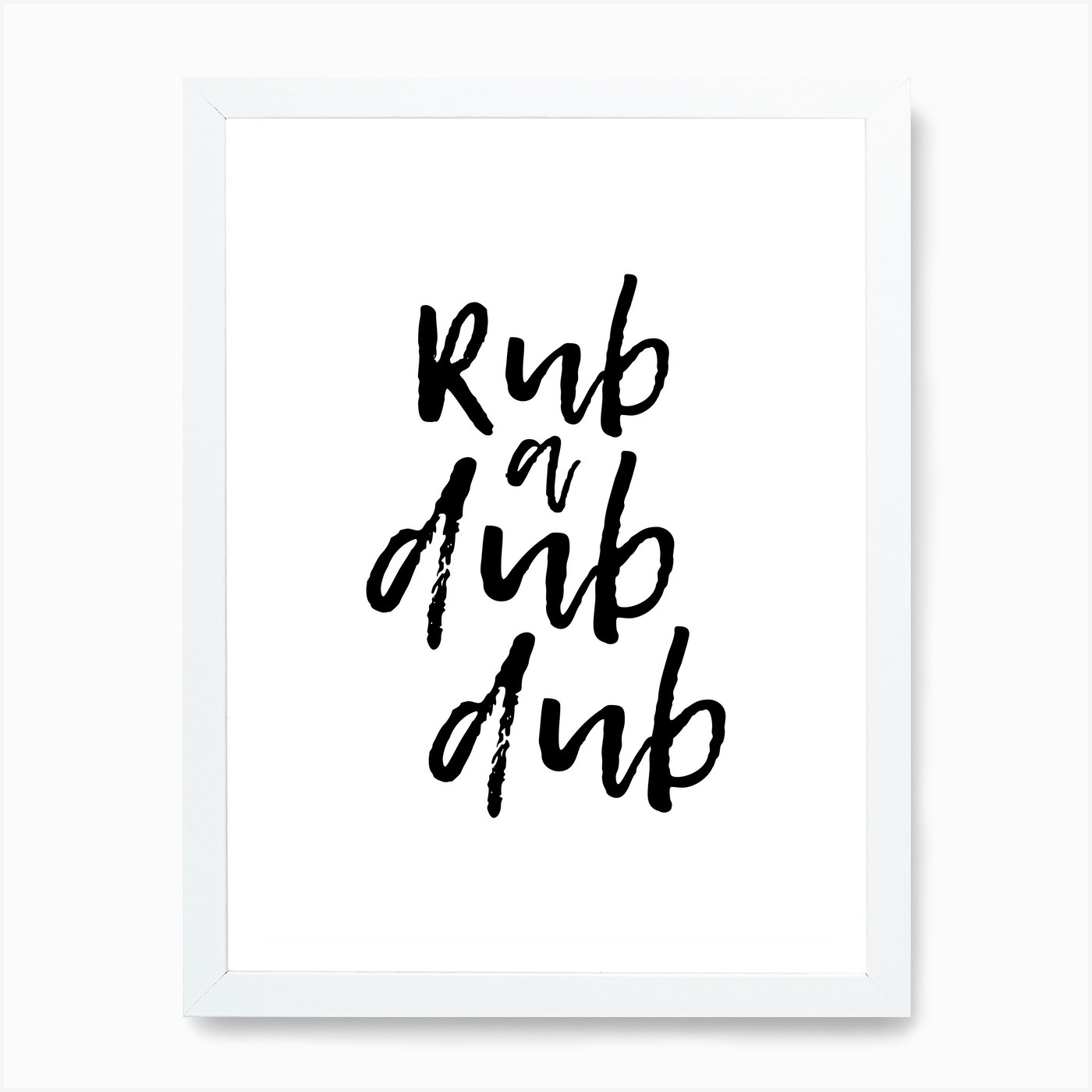 Rub A Dub Dub Art Print Fast Shipping Fy