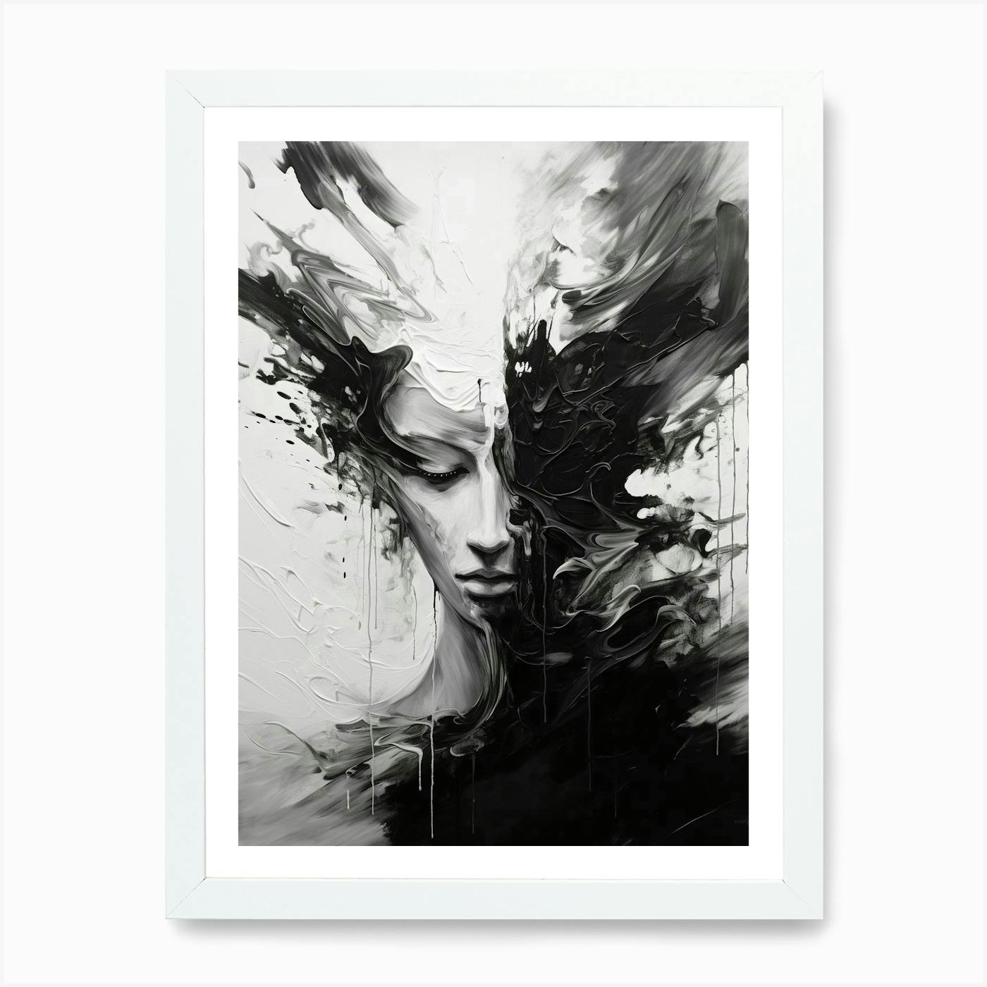 Gift for Her Black and white canvas art, giclee newest print canvas art print