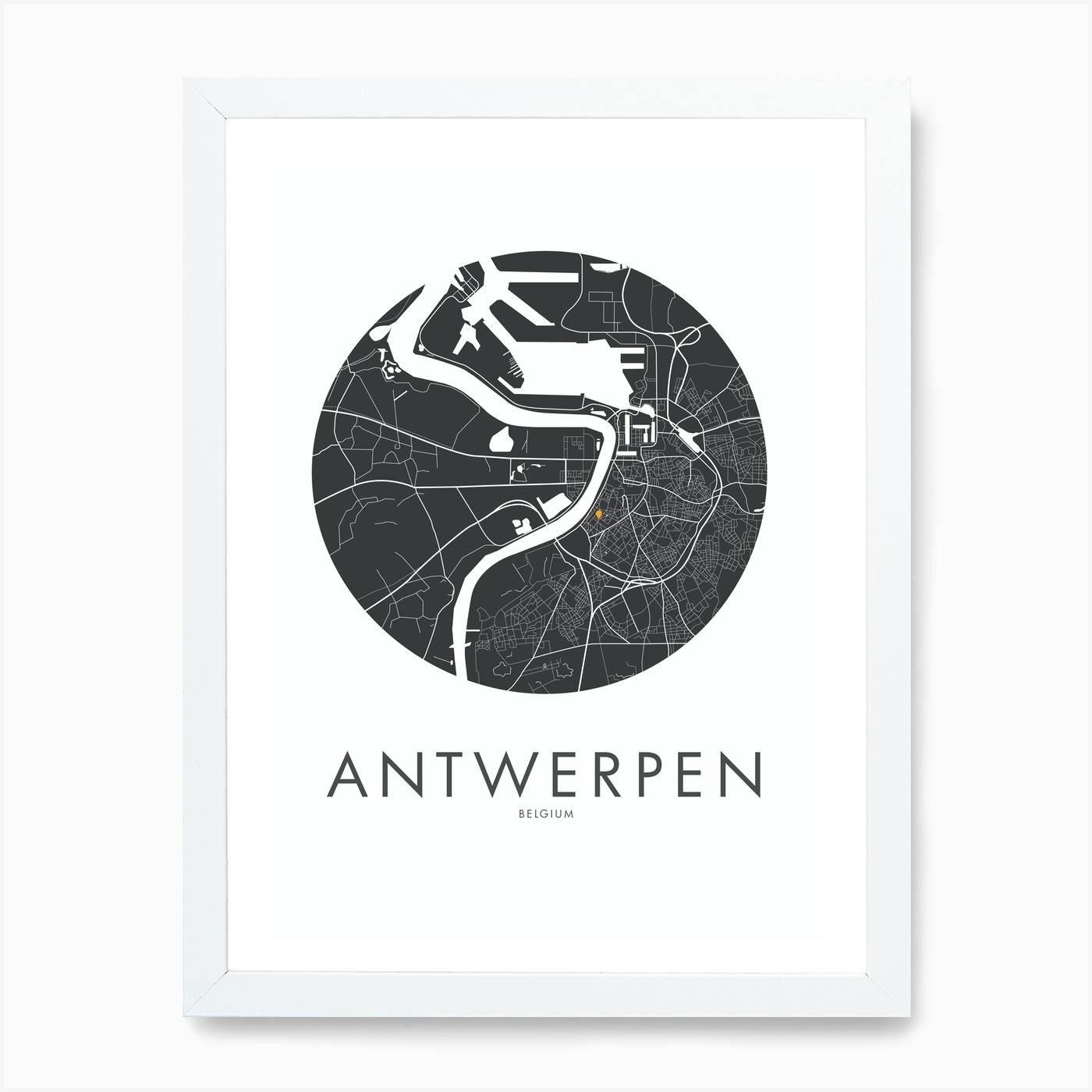 Antwerp in Black by emerybloom Art Print by Emerybloom Fy