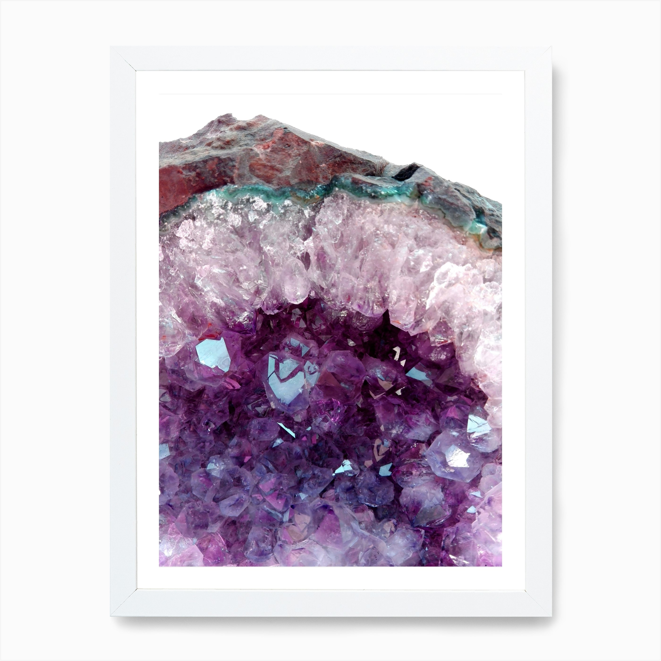 Amethyst Art Print by Cafelab Fy