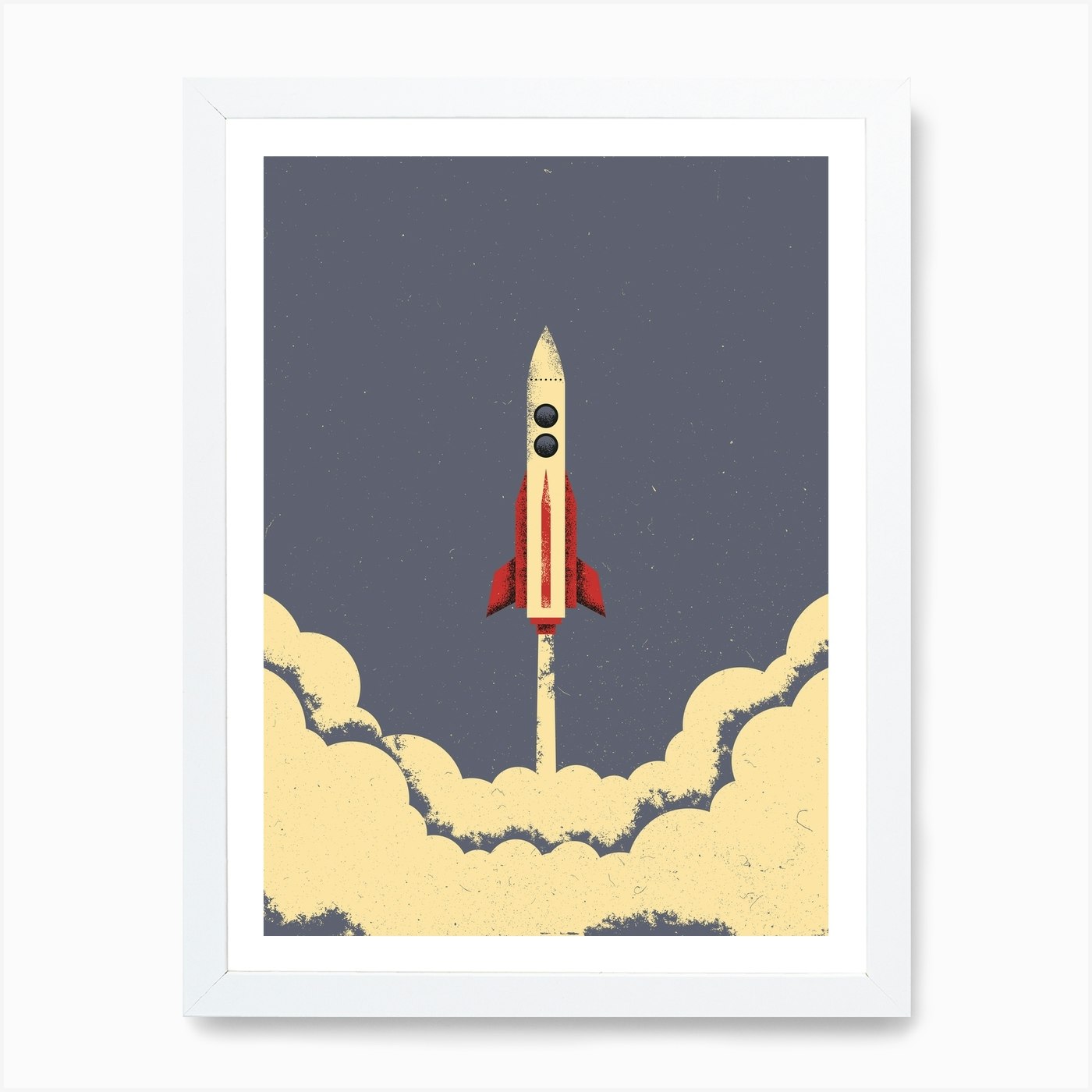 Rocket Art Print by Vision Grasp Art - Fy