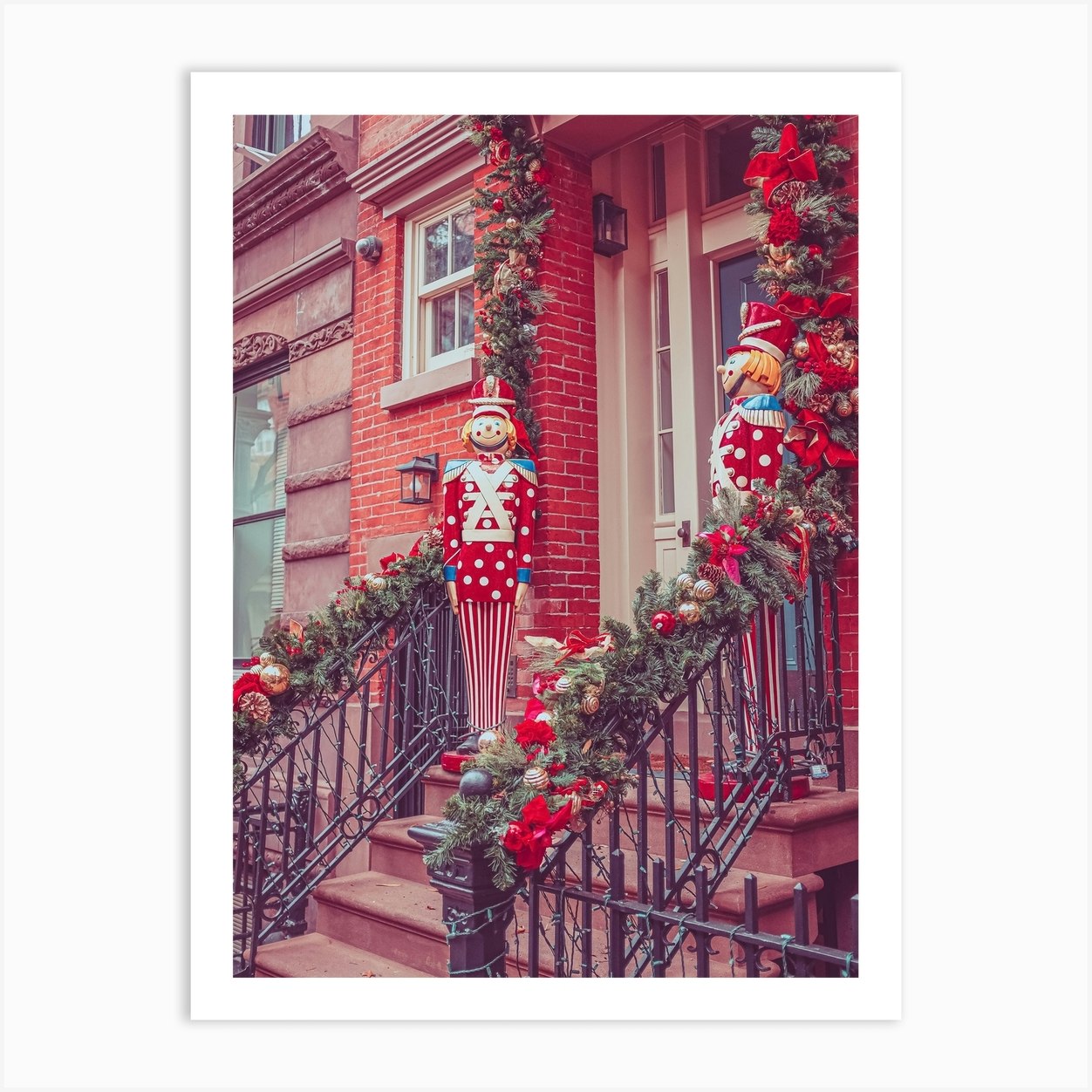 Christmas Nutcrackers, New York Art Print by A Carousel Wandering Fy