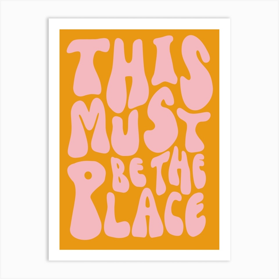 This Must Be The Place Canvas Print by Proper Good Prints Fy