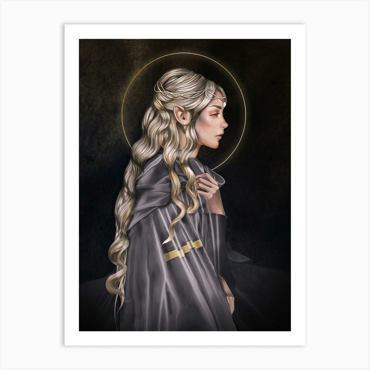 Altariel Tinuviel Art Print by Nettsch - Fy