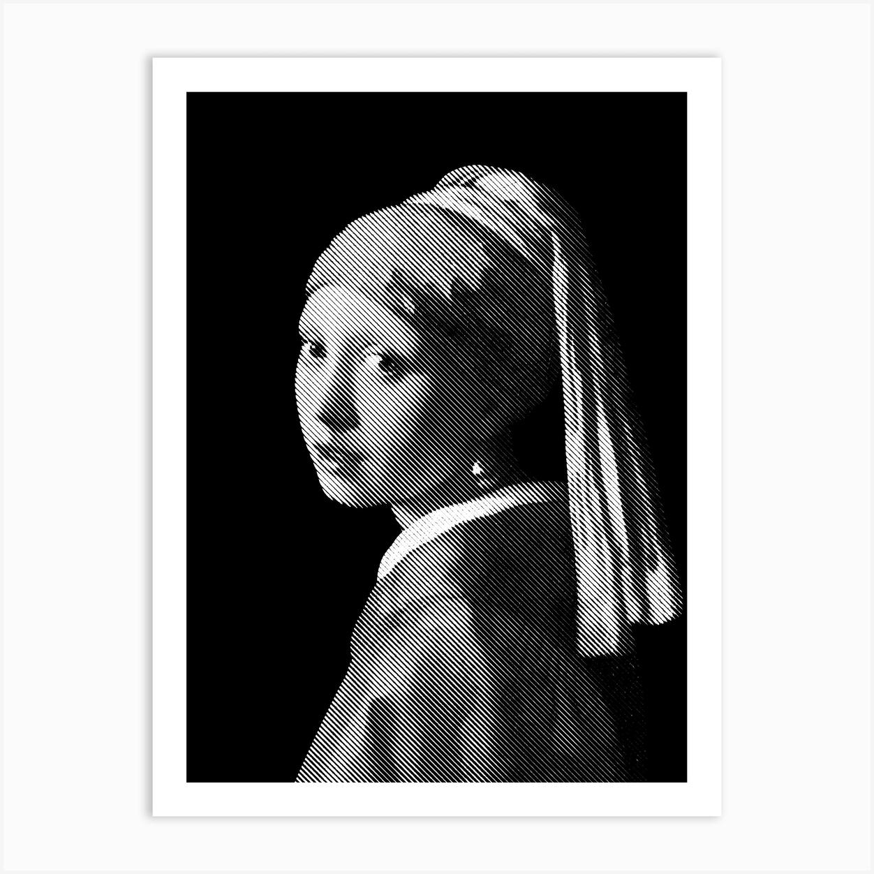 Girl With A Pearl Earring Art Print by Andika Bahtiar Fy