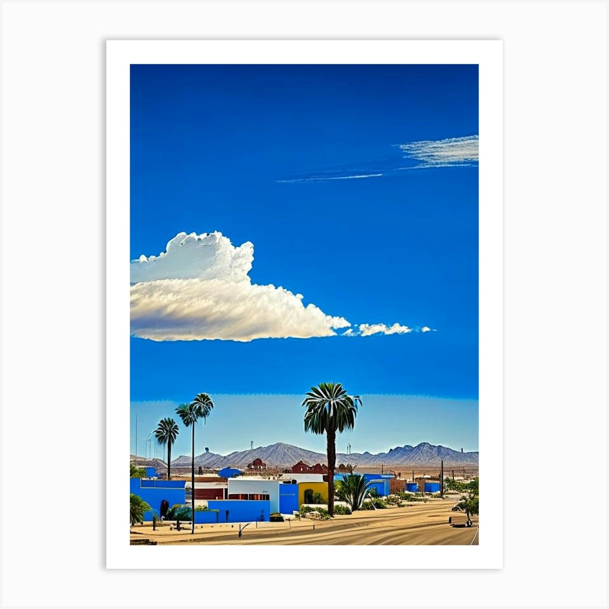 Chula Vista Photography Art Print by US Cityscapes Fy