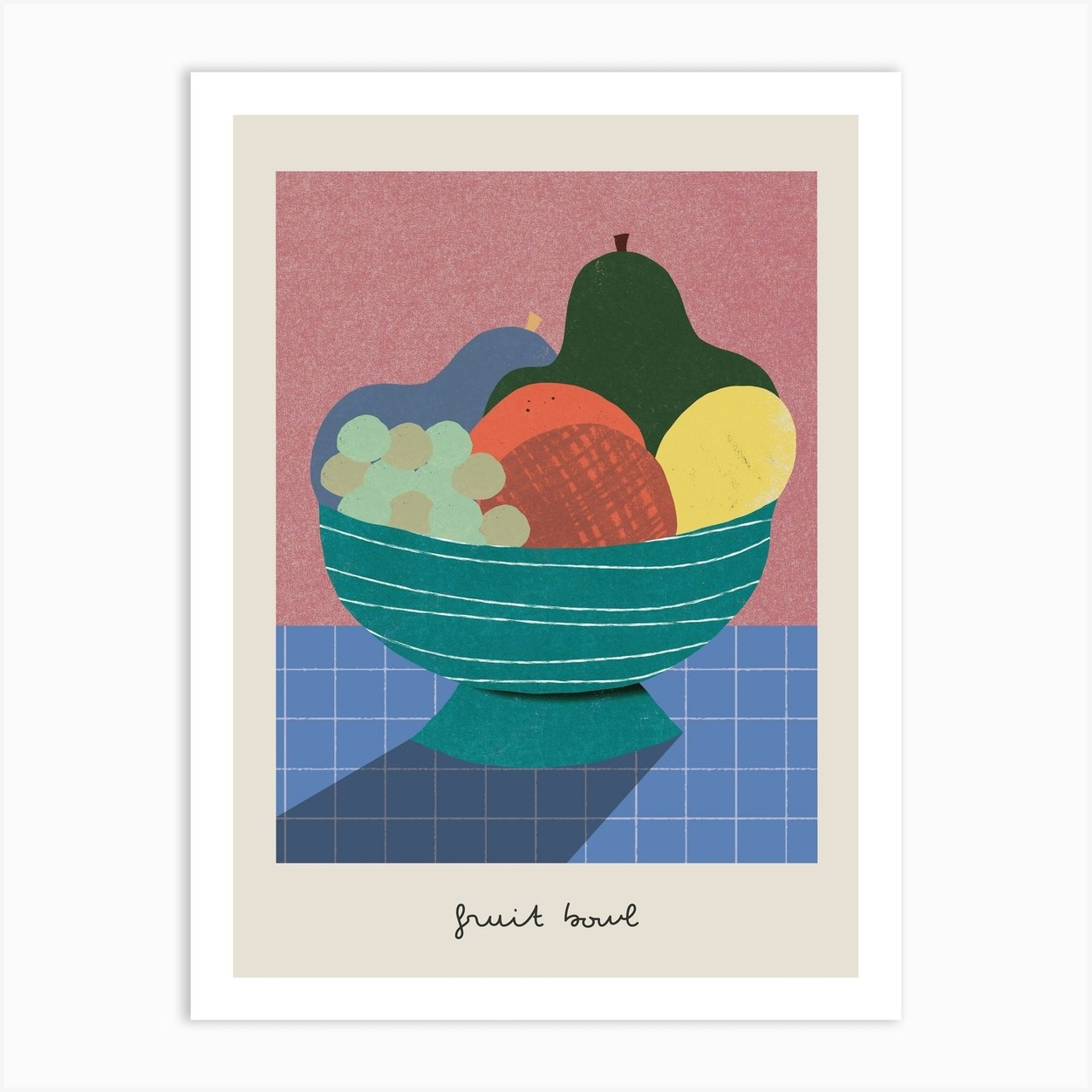 The Fruit Bowl Art Print by Your Local Ross Fy