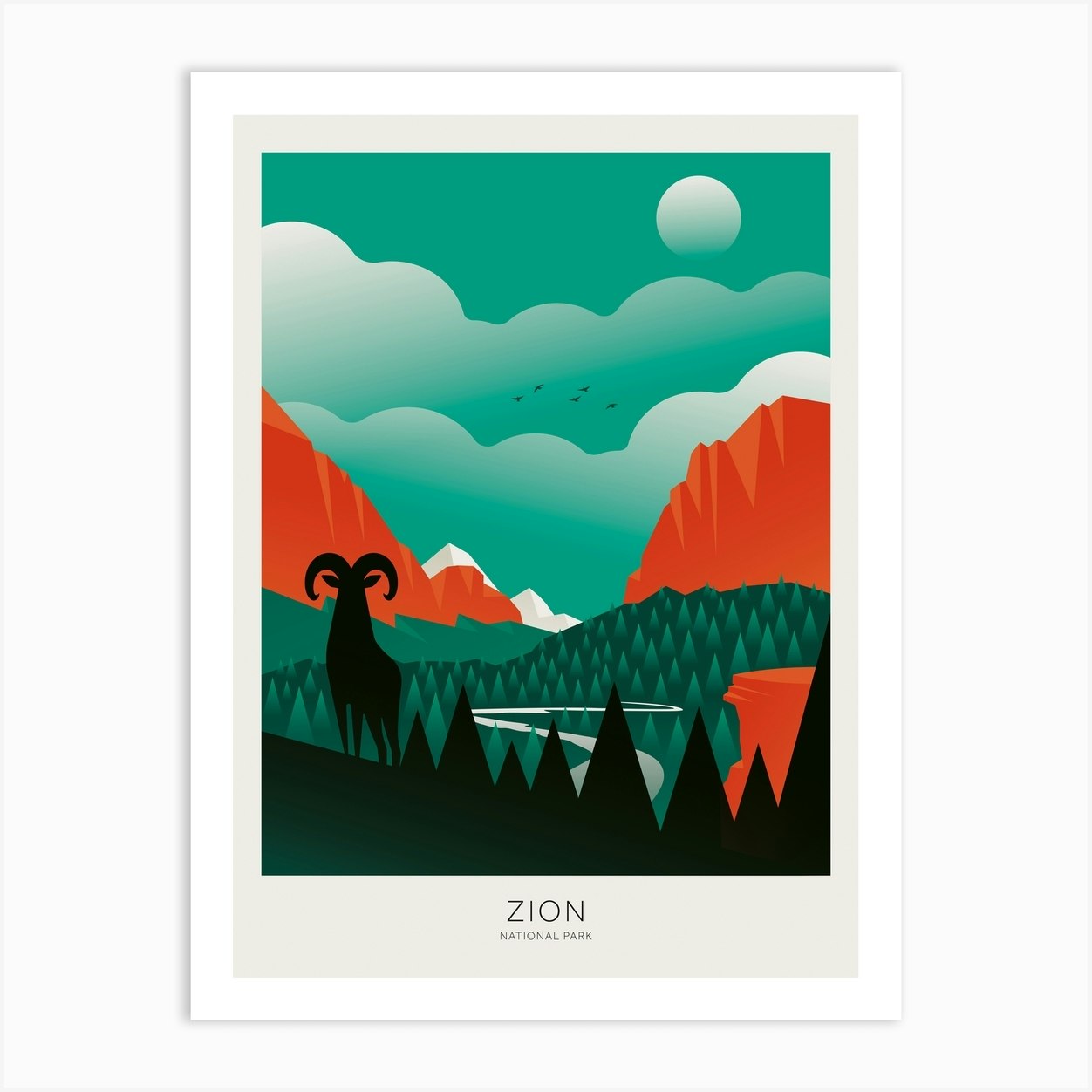 Zion Art Print by Alex Omist Studio Fy