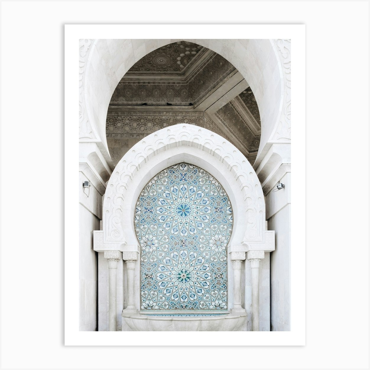 Intricate Tile Art Print by Alameda Fy