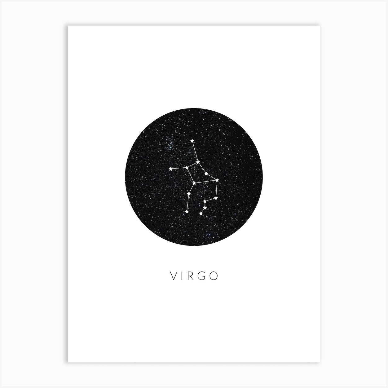 Virgo Constellation Art Print by Saskia Lucy - Fy