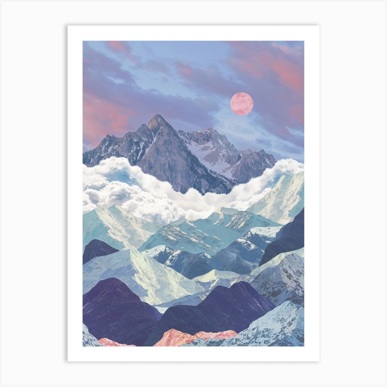 Altitude Art Print by Leaf and Petal Design