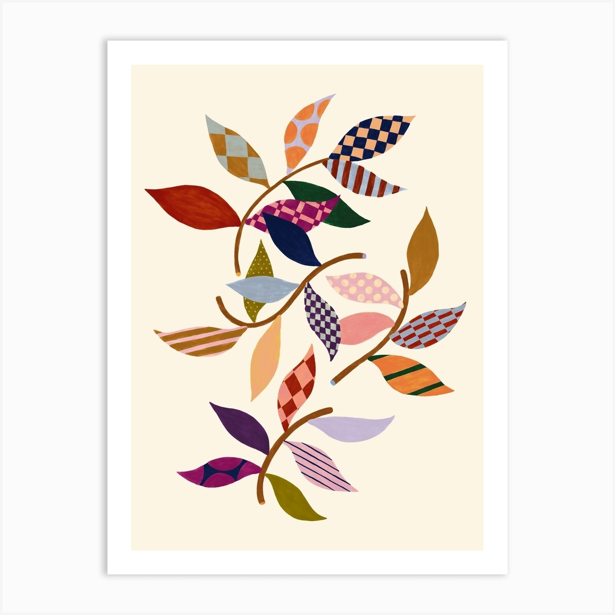 Quilt Art Print by Gerhard Assini Fy