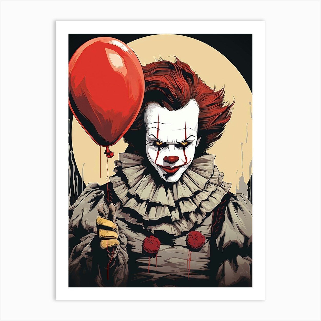 It Pennywise Art Print by 2ToastDesign - Fy