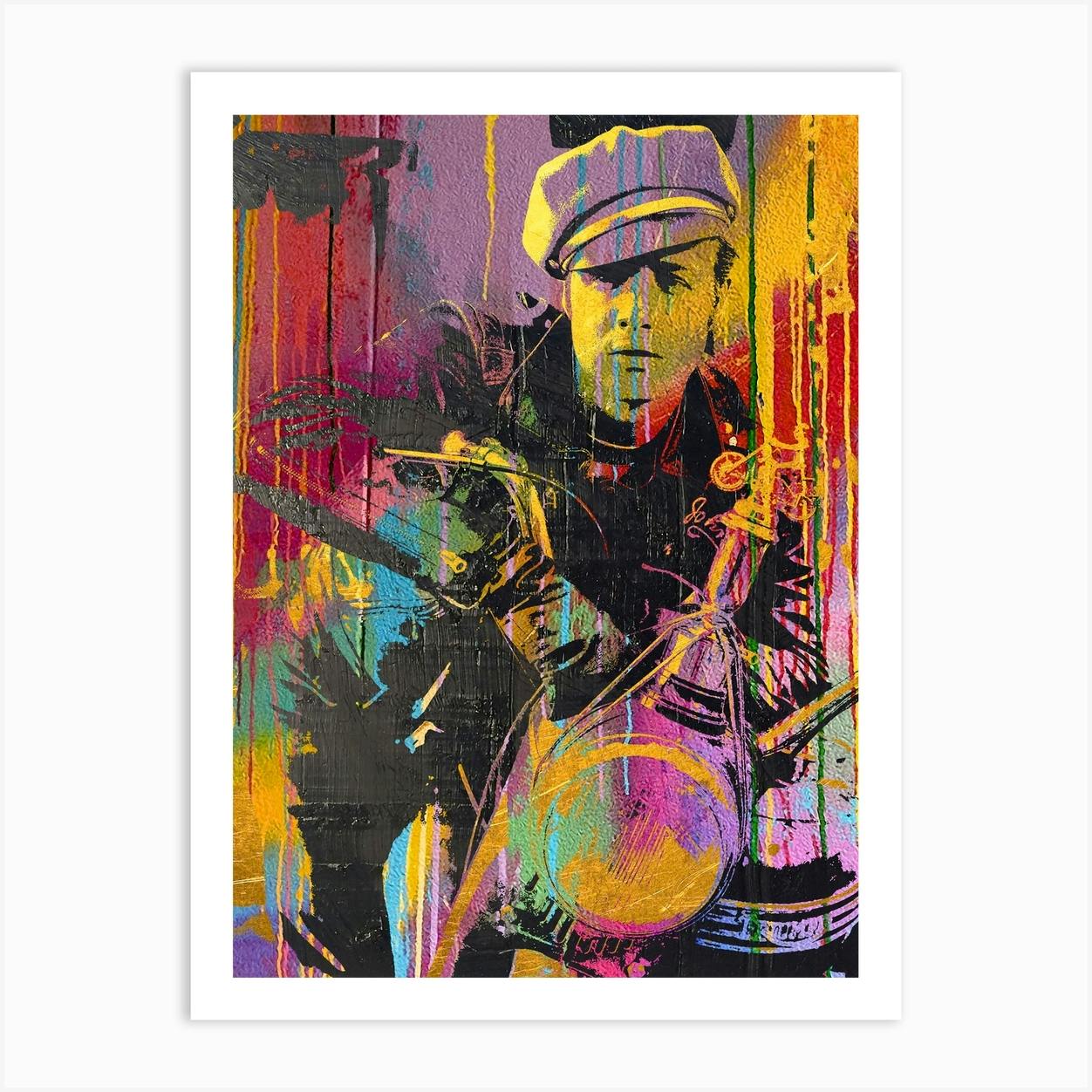 Marlon Brando Art Print By The Pop Art Factory - Fy