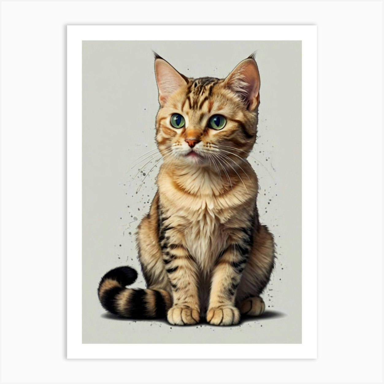 Bengal Cat Art Print by Lanny Le - Fy