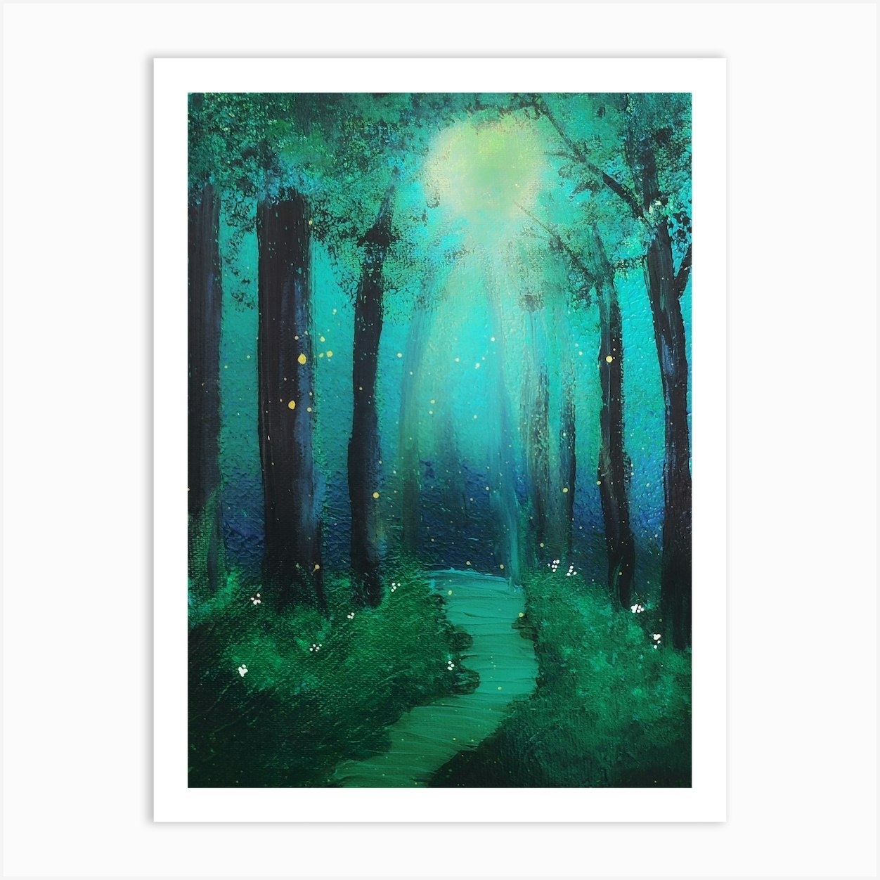 Enchanted forest Art Print by CosmonautCloud - Fy