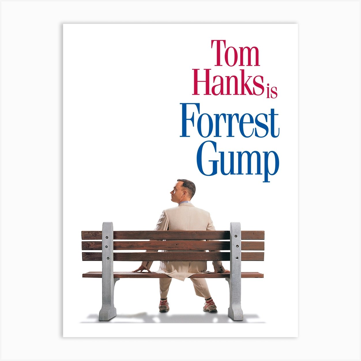 Forrest Gump, Wall Print, Movie, Poster, Print, Film, Movie Poster