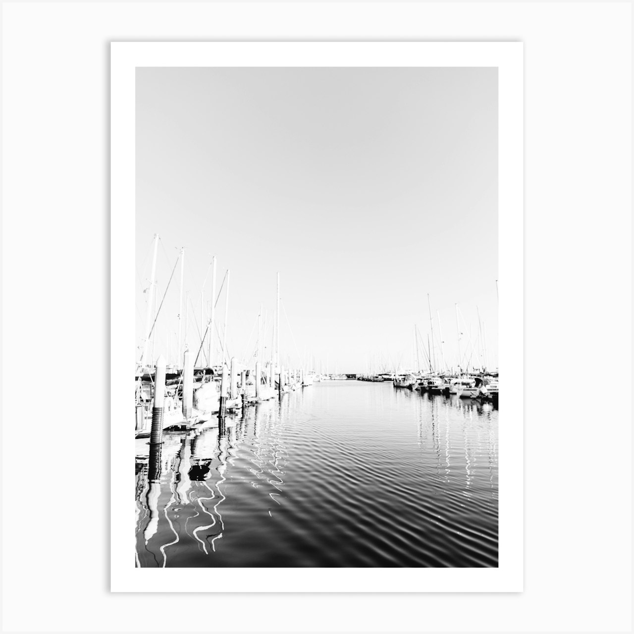 Sail Boats Canvas Print by Jodee Debes Fy