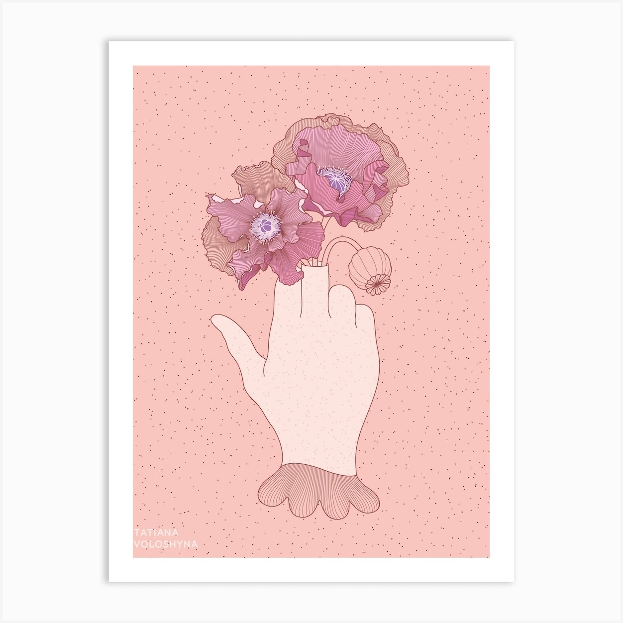 Be A Flower Not A Weed Art Print by Tatiana Voloshyna - Fy