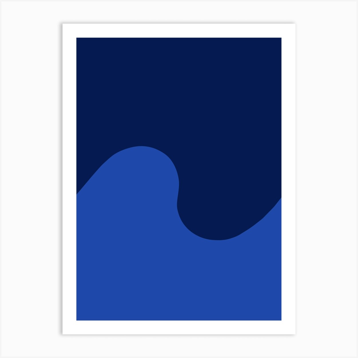 Wave Swirl Deep Sea Art Print by STUDIO MORE - Fy